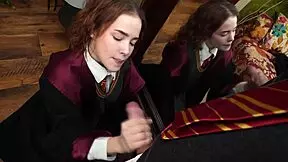 Teen Brunette Sucking Off the Headmaster for a Better Grade