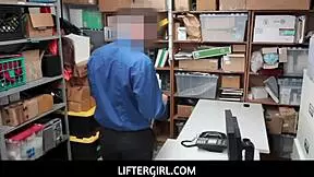 Liftergirl - tiny 18+ tits girl esperanza del horno get fucked for being a slut thief