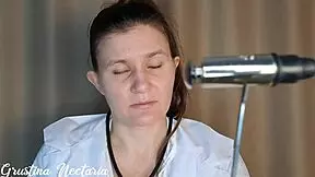 toxic russian doctor tried to dominate in exam but got her mouth fucked asmr