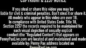 gorgeous model penny pax surprises her photographer with her wet pussy