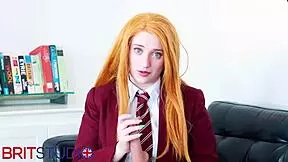 As Victoria Greene, I give joi in my uniform