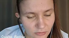 toxic russian doctor tried to dominate in exam but got her mouth fucked asmr
