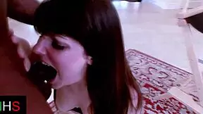 White Girl Takes Huge Black Cock In Every Position