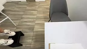 Perverted Doctor Excites Over Patient Wanting Bigger Natural Tits on Desk