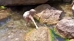 Young German Mom Enjoys Naked Time On The Beach