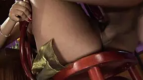 keisha kane leaves her glasses on for this office quickie