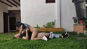 Indian Latina Teen MILF Prostitute Gets Pussy Fucked and Ass Punished by Neighbor at Christmas