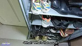 I caught my friend's mom jerking off and she took my virginity 😍