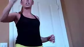 Hey, eat that cum for spying on your neighbor! 😈