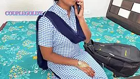 Komol invites teacher home for hardcore cowgirl riding.