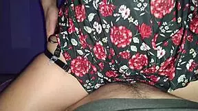 stepsister in sexy dress has homemade sex