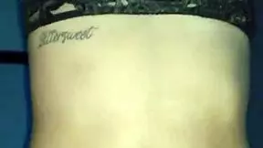 stepsister in sexy dress has homemade sex