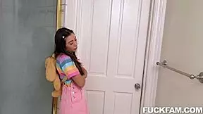 Stepdad Donnie Teaches Amber to Stroke Hard!