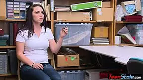 Teen Credit Card Cheater Caught By Perverted Mall Cop