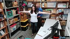 Teen Credit Card Cheater Caught By Perverted Mall Cop