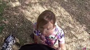 German Scout Approaches Teen In Park For Cash Sex?