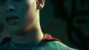 Superman saves the world by introducing Harley Quinn's bat through her ass in gym parody