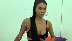 I filld the brazilian brunettes pussy with cum compleet in sheer n red