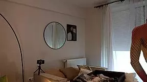 Hot Skinny Beautiful Cute Sexy Big Ass Raver Girl In Fishnet Stockings Twerking?