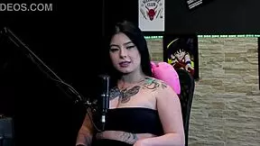 Brunette Shows Big Tits After Sucking Friend