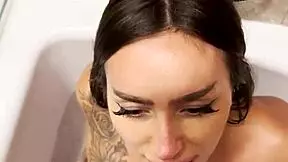 Sisi Rose Sucks Fucks Then Drinks My Piss