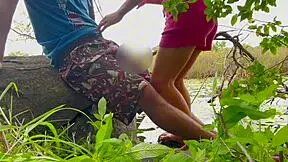 Watch me play with the young 18+ girl's pussy live on the lakeshore