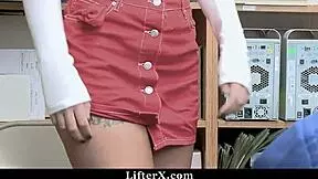 Shoplifter gets punished with intense doggystyle in the garage on Black Friday.