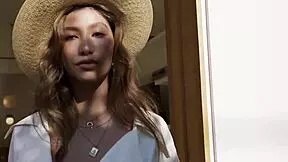 Petite Latina Beauty Strips Outdoors To Reveal Big Juicy Tits