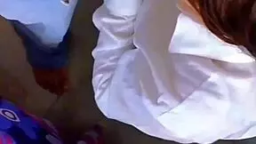 Mexican Teen Gets Cum on Uniform from Teacher