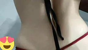 A quick fuck happens in the university bathroom