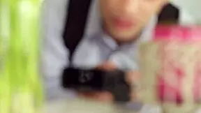 Stepdad and stepdaughter share a moment with karlie brooks in a rich setting.