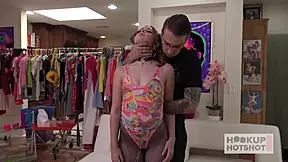 Petite blonde danni river wants more sloppy sex from bryan gozzling