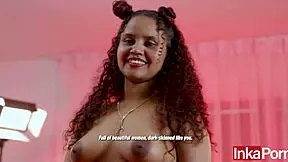 this colombian girl with a great ass is debuting in porn casting