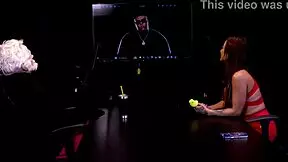 Check out Belinha Baracho flashing her tits in sheer red