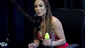 Check out Belinha Baracho flashing her tits in sheer red