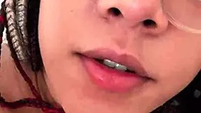 Getting fucked by a huge dildo, teasing my pussy and ass.