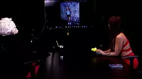 Check out Belinha Baracho flashing her tits in sheer red