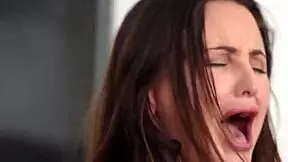 I-I desperate Hope Howell double-teamed by stepbros cock punishment