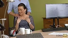 Frances Tests Manager's Cock