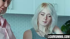 Teen Annie Archer and Stepmom London River Use Toys.