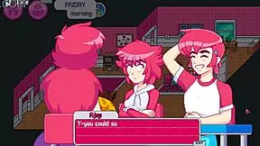 Step bro falls inside step sister accidently