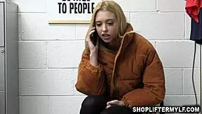 aaliyah love and chloe cherry get fucked by the security officer for shoplifting