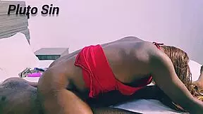 romantic sex clips in lagos hotel from jasmine candy in sexy red dress