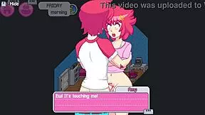 Step bro falls inside step sister accidently