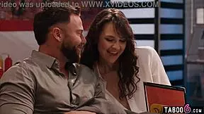 Horny teen Liz Jordan craves public sex in the diner.