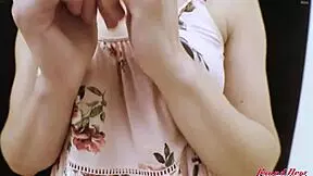 Skinny ginger luna parish deepthroats a cock and gets her pussy fucked