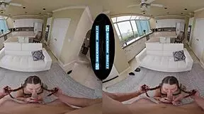 curvy redhead teen babysitter chloe marie with pigtails convinces you for intense blowjob and doggystyle fucking