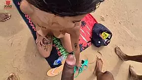 i went to nudist beach and we all fucked in orgy with lunna 😅