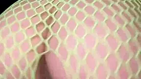 Nadia Diomo's Hot Ass Twerks In Fishnet Bodysuit Slow Motion