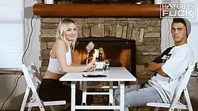 Jason deepthroats chloe in casting interview.